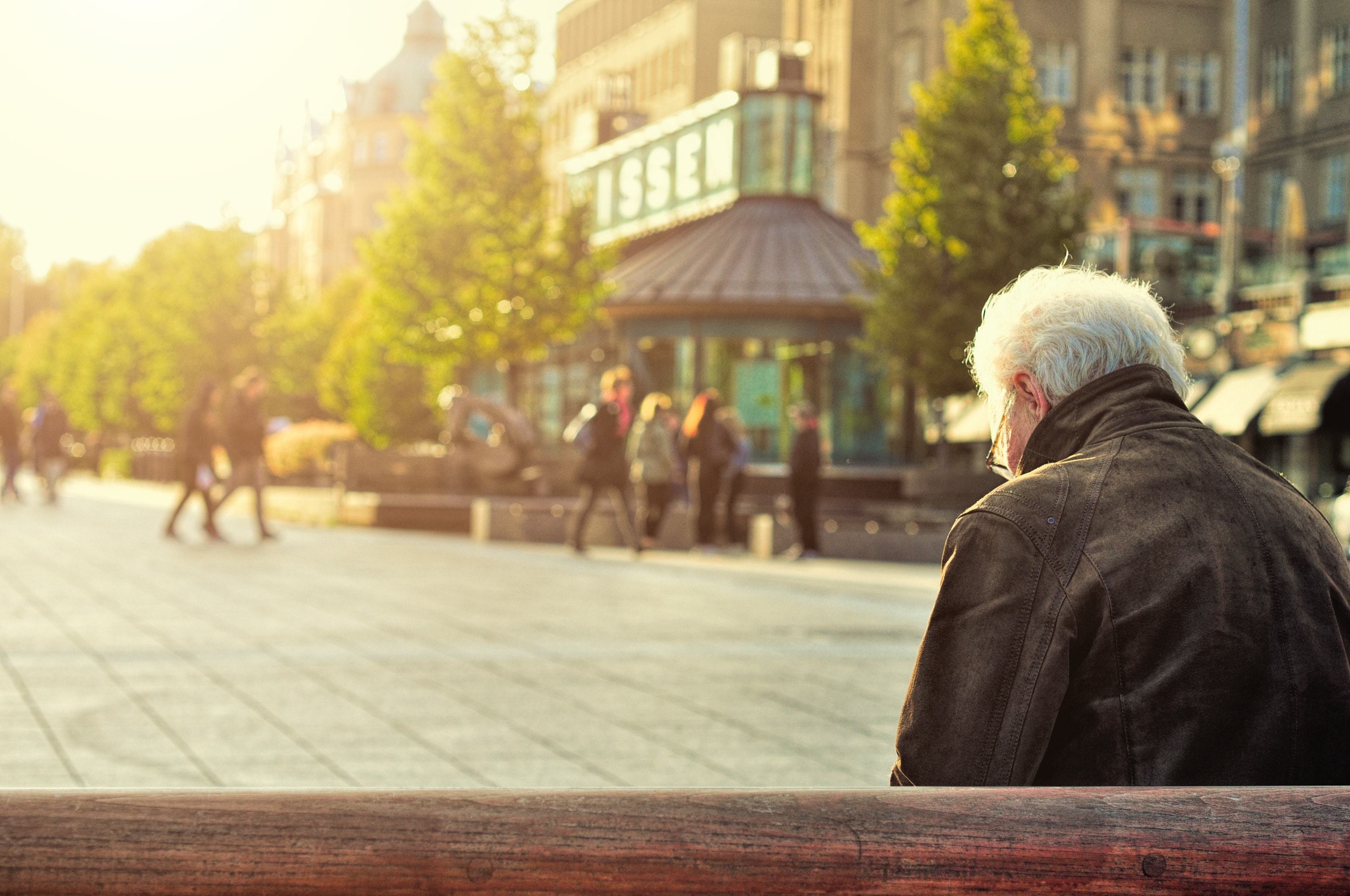 Vyresnio amžiaus žmogus pensija